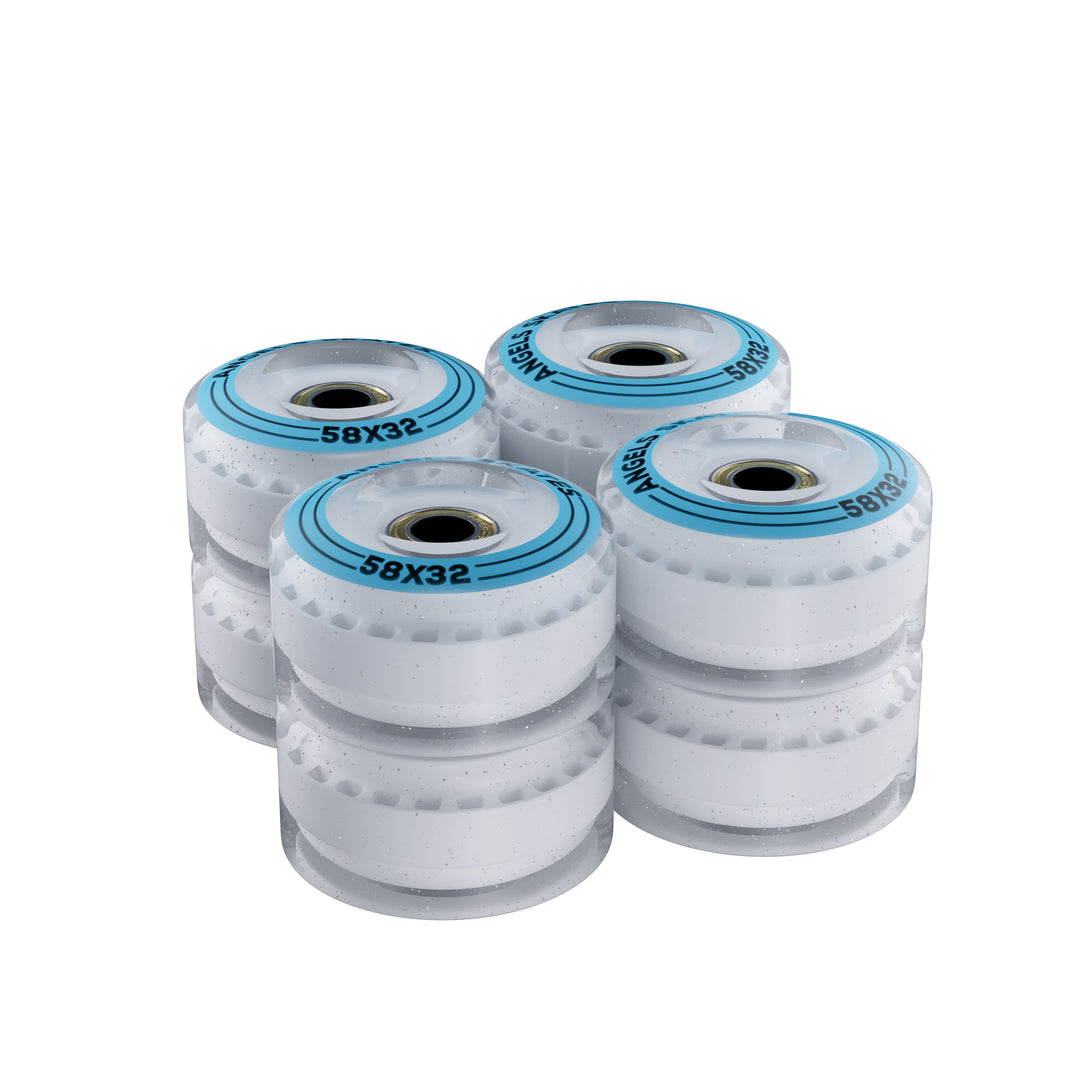 White 8-Pack Replacement Wheels