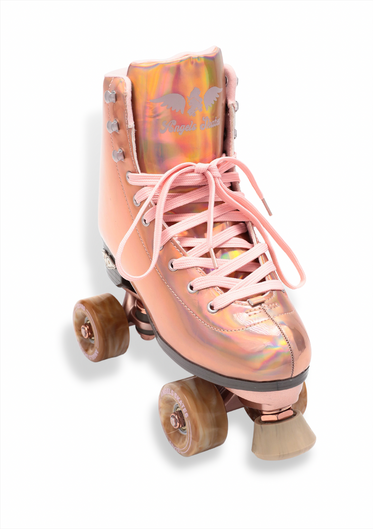 2.0 Angel Dust Holographic Rose Gold Roller Skates