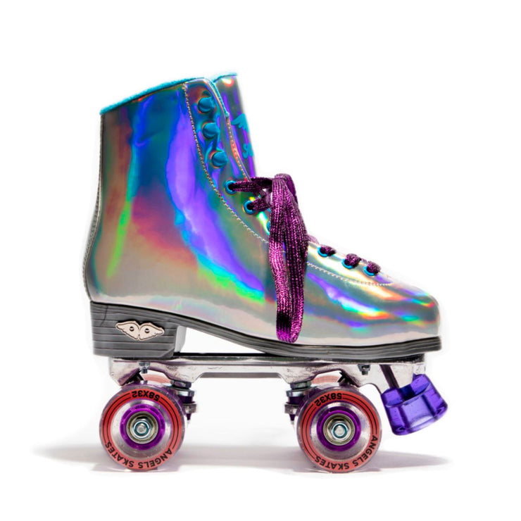 Purple Rain Halographic Roller Skates